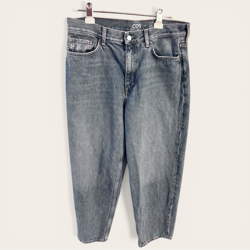 COS High Rise Tapered Leg Denim Jeans Woman Size 30